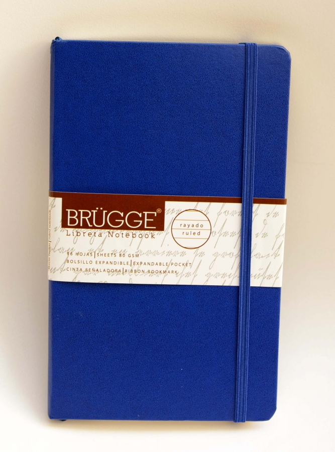 Libreta Explora 13 x 21 azul francia rayado - Brügge